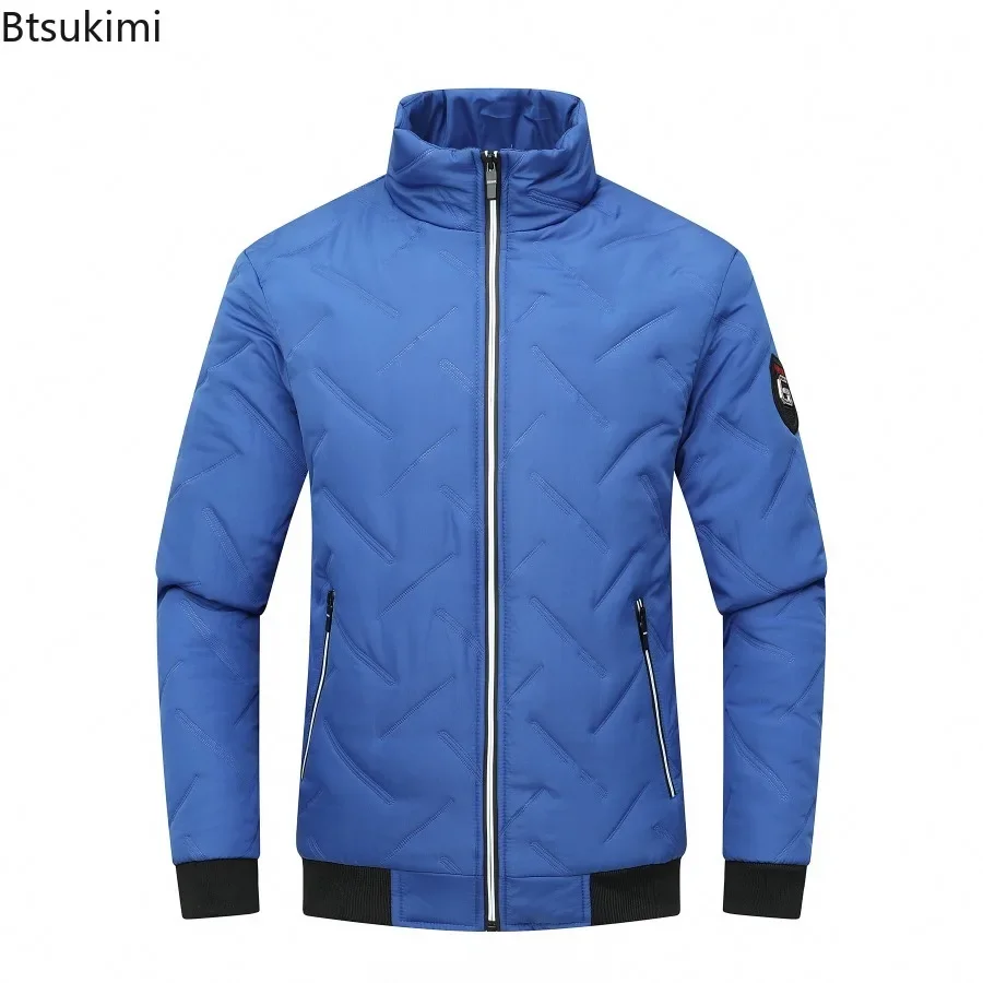 New Autumn Winter Men Cotton Padded Jacket Korean Streetwear Casual Men Fashion Clothing Male Warm Coats 5XL