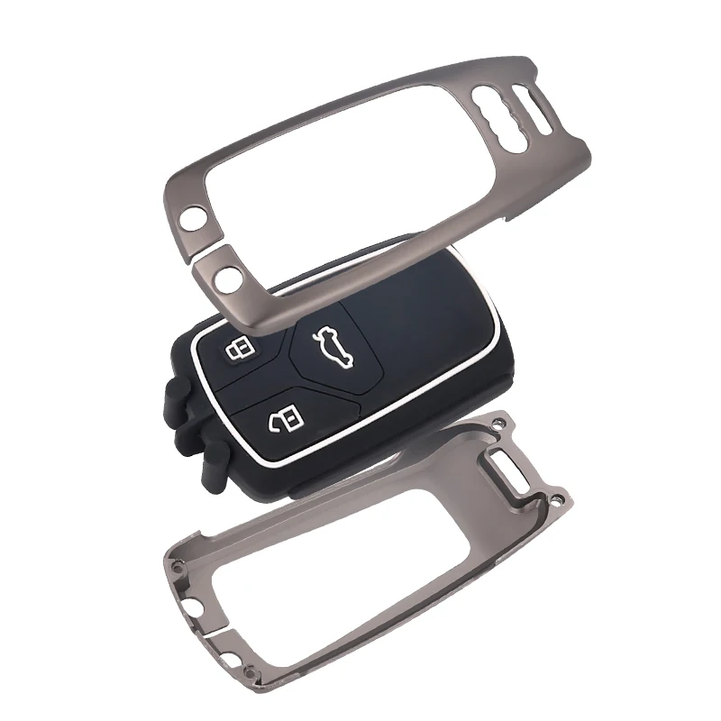 Custodia/cover per Chiave/telecomando per Audi A4 B9 A5 A6 8S 8W Q5 Q7 4M S4 S5 S7 TT TTS TFSI RS Protector Fob Keyless - S922ee9ec62744a8682178b8364fd43d39