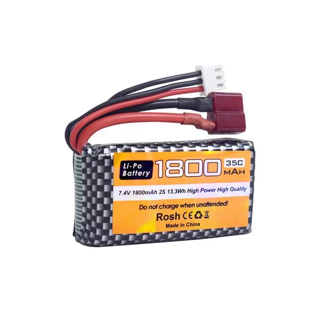 CNHL 2S Lipo Battery 8000mAh 120C - Hard Case Dual Pack For RC Cars & Trucks