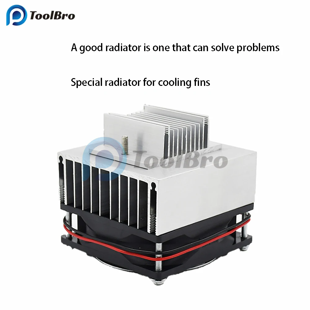 Aluminum Heat Sink 80*80*80mm Aluminum Heatsink Radiator Heat Sink DC 12V 45W for TEC1 Thermoelectric Cooler Peltier TEC1 12706 12705 12703 12715