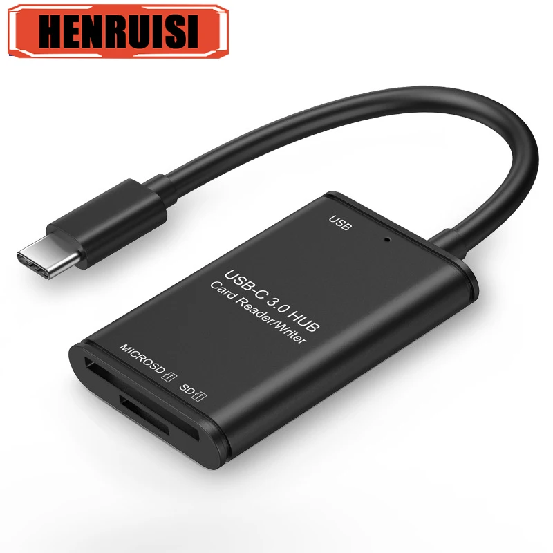 

Mini Multifunction Memory Card Reader 5V/2A Universal USB 3.1 Type C to USB 3.0 OTG Adapter Secure Digital TF Memory Card Reader