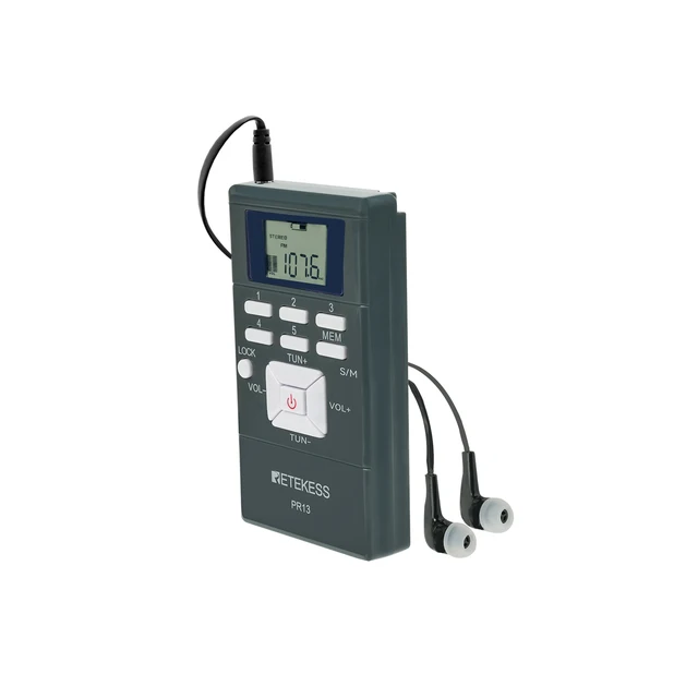 Radio FM Tascabile Retekess PR13 - Piccola E Portatile Con Auricolare, Orologio Digitale - Foto 9