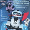 Electric Intelligent Interactive Remote Control Robot Gesture Sensing Dynamic Music Hand DIY Head Rotation Children RC Robot Toy 1