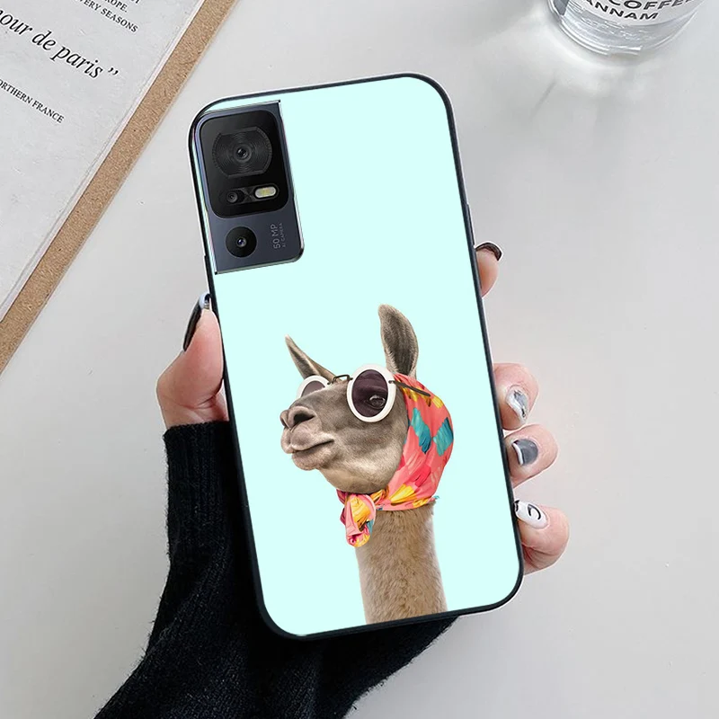 Stylish Black Silicone Phone Cover – Lovely Soft TPU Bumper Case