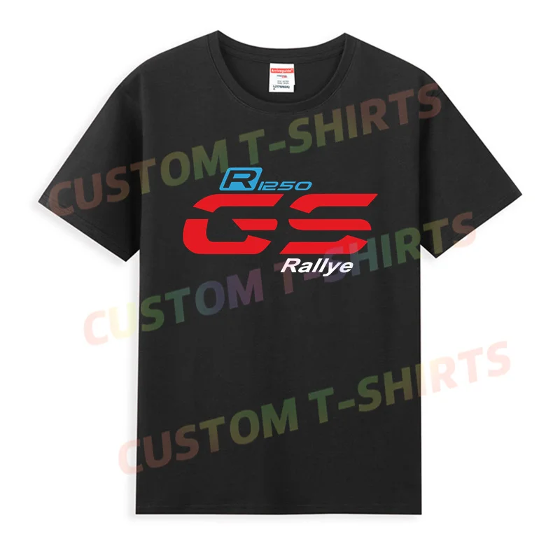 

2024 Men T Shirt Casual R1250GS Rallye Fans Motorrad T-shirt Graphic Oversized Short Sleeves 100% Cotton Streetwear S-3XL Tee