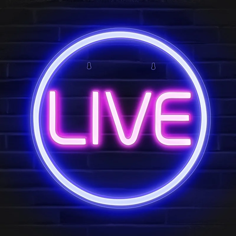 Cool Live LED Neon Signs Wall D cor Neon Lamp Light Night