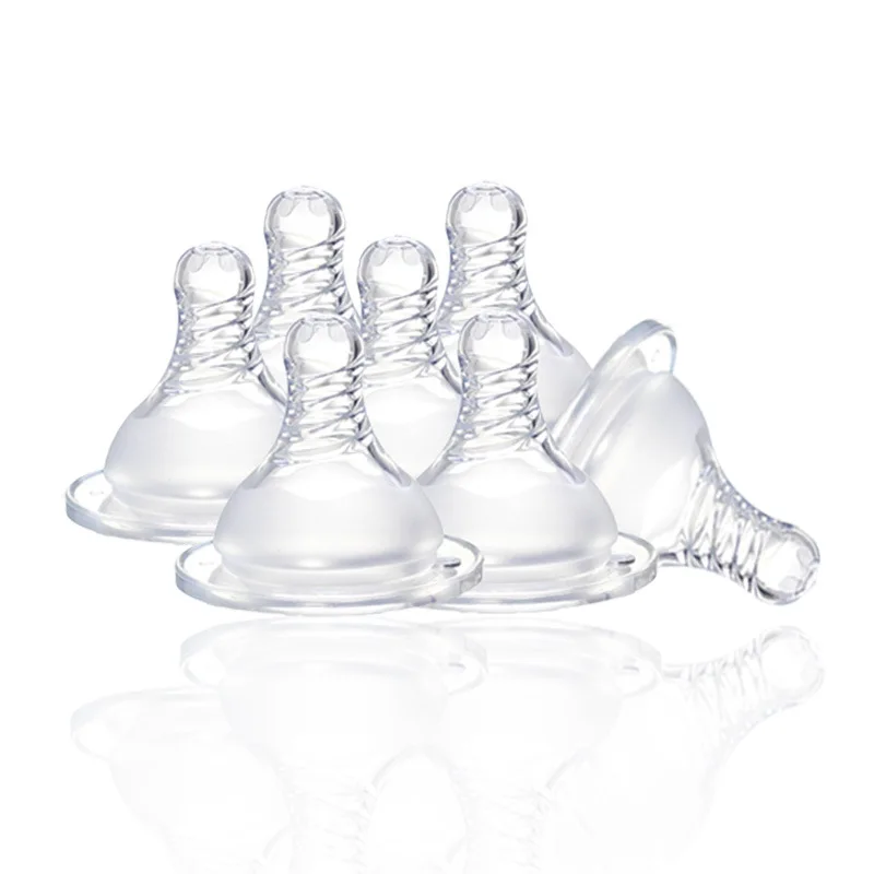 Nipple Spiral Real feeling Nipple Safe Frosted Non irritating Wide bore Wide Thickened Wide Bore Pacifier