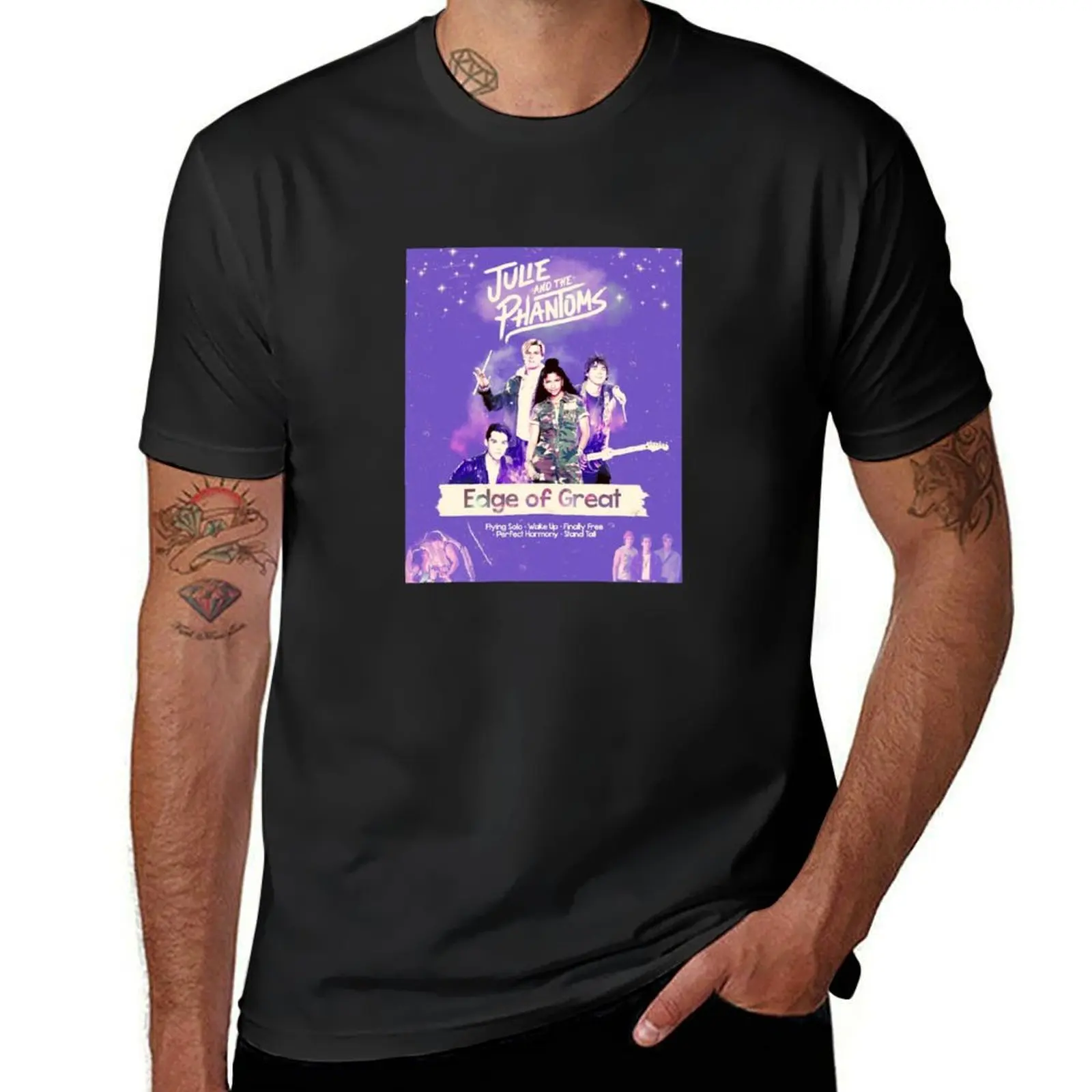 Julie and The Phantoms Edge of Great T-Shirt vintage plain Short sleeve tee funnys mens graphic t-shirts