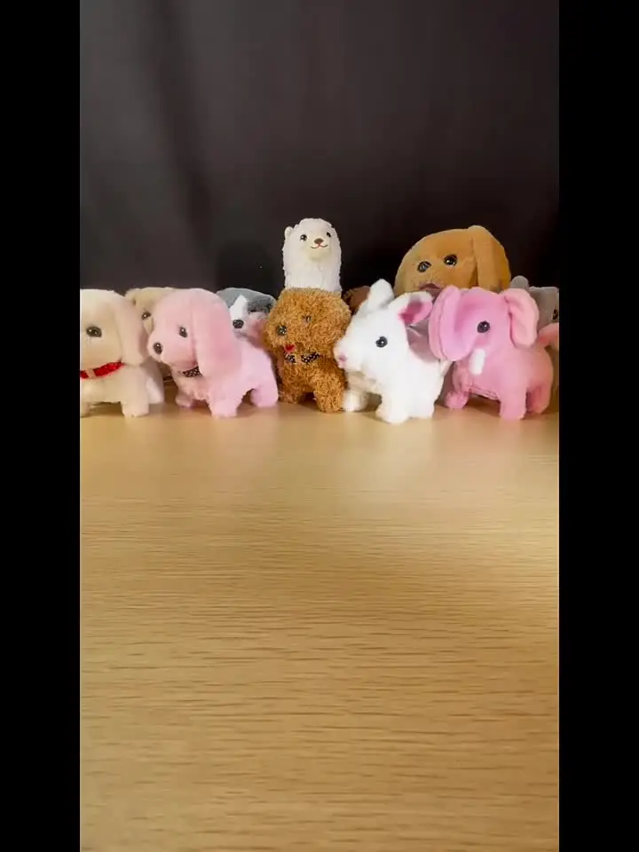 Мягкая игрушка электронная собака Bomei Husky Bichon