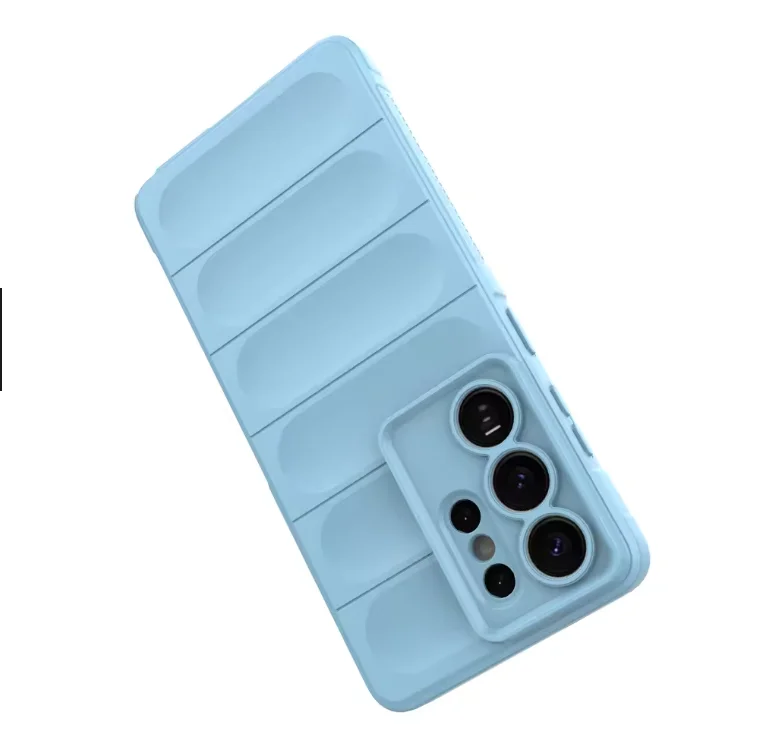 Silicone Soft-Touch Airbag Case with Full Lens Protection and Anti-Drop Cover