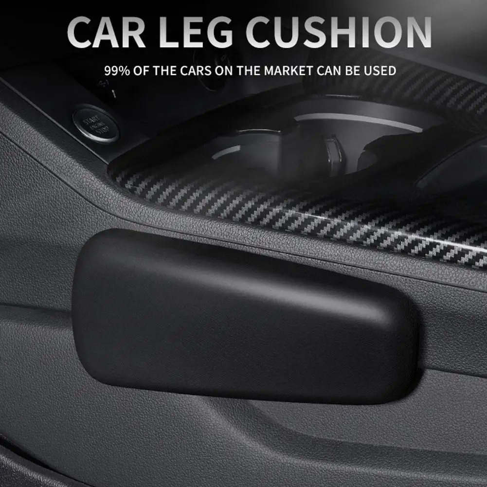 

Car Leather Knee Pad Inside Knee Cushion Comfortable Elastic Thigh Memory Universal Interior Accessories Support Cushion Fo P2N1