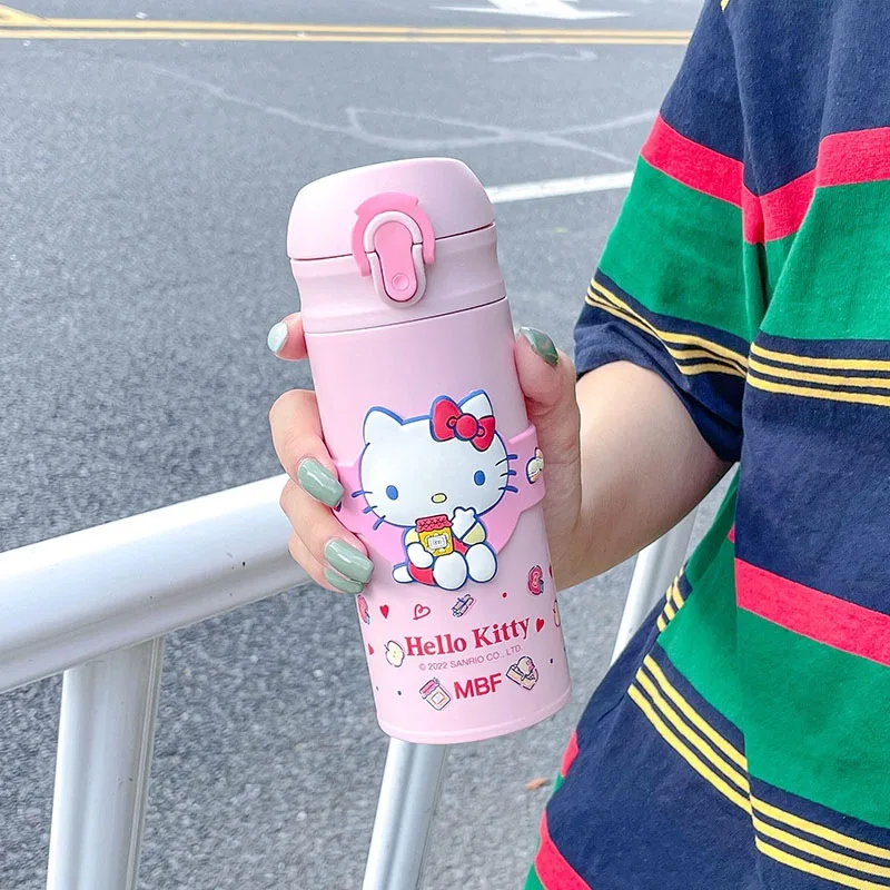 Hello Kitty Children's Thermos Bottle Water Bottle for Children Stainless  Steel Drinkware Potable School Water Bottle Girls Kids