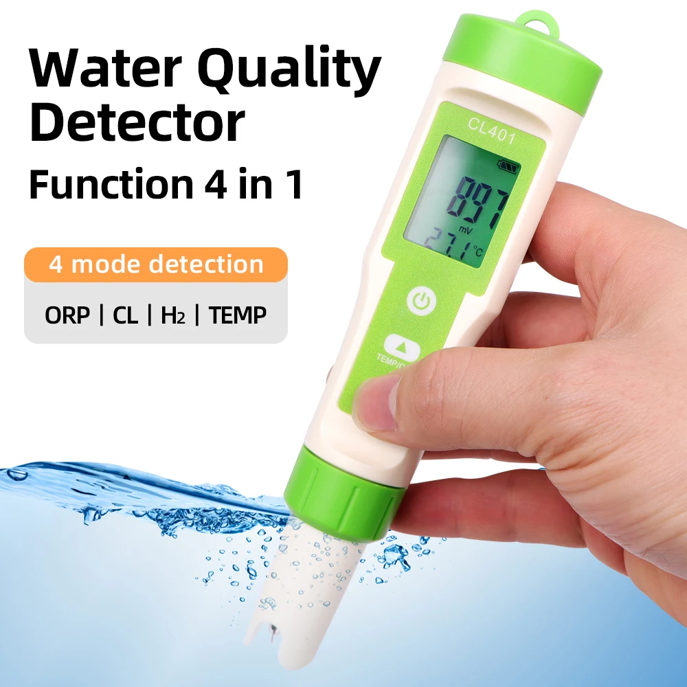 S922ffdbc3cbb4033a7af344beb2083bbD 5 in 1 Chlorine Meter Pen Water Quality Detector PH, H2, ORP TEMP CL2 Tester Multi-function Spa Swimming Pool Chlorine Monitor Mallzona