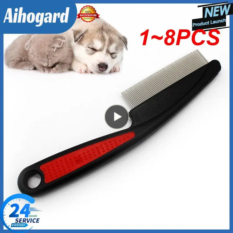 1-8PCS-Hot-Sale-Pet-Animal-Care-Comb-Flea-Comb-for-Cat-Dog-Pet ...