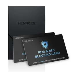 Smart Slim RFID and NFC Blocking Card Set - Ultimate Wallet and Passport Protection (2  piece)