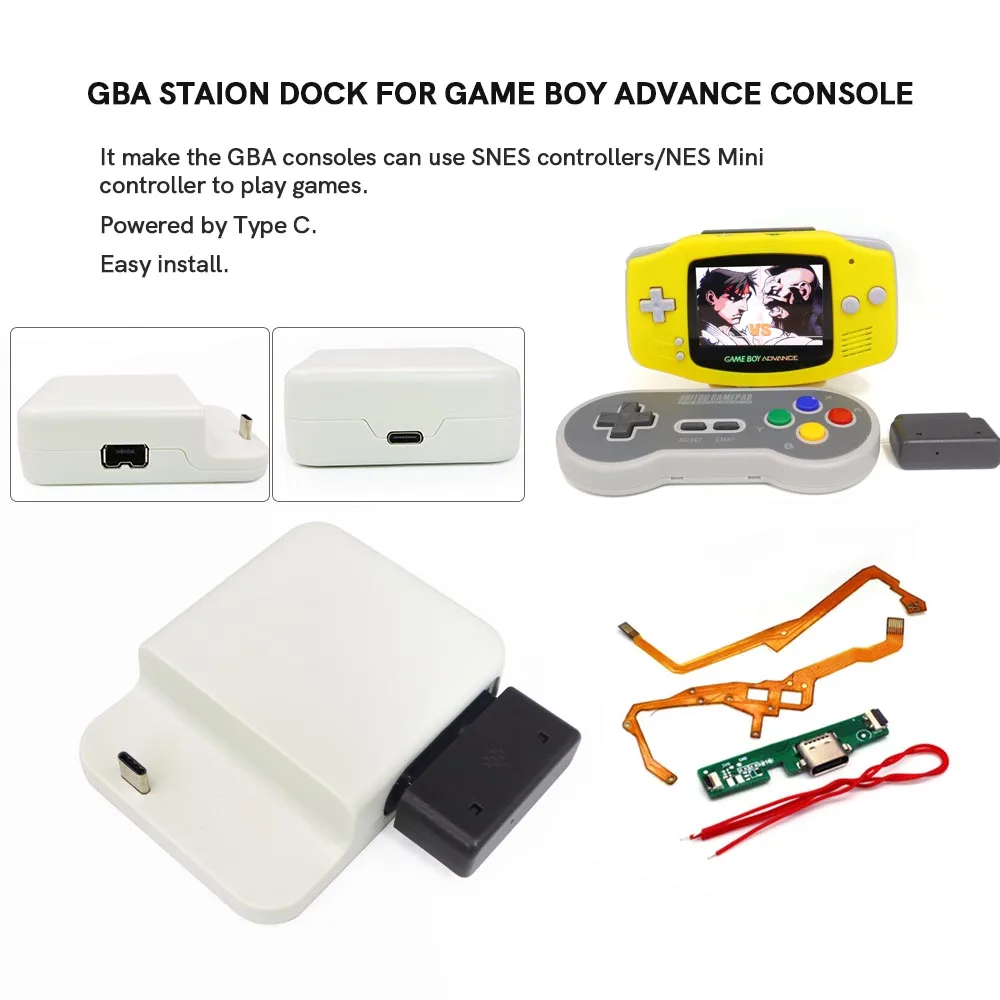 Dock Della Stazione Di Tipo C Per Game Boy Advance Gba Console Switch Station Dock Gba Controller Station