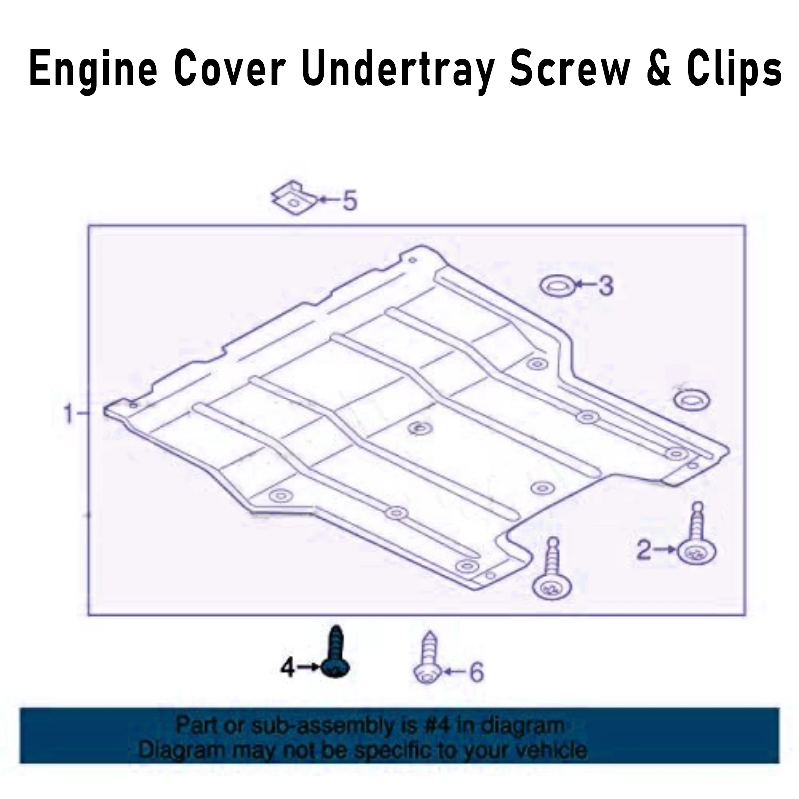 Engine Cover Undertray Splash Guards Wheel Arch Torx Screw Retainer Fastener Clip For VW Audi A1 A3 A4 A5 Q5 Q7 TT SEAT 4.8x16mm