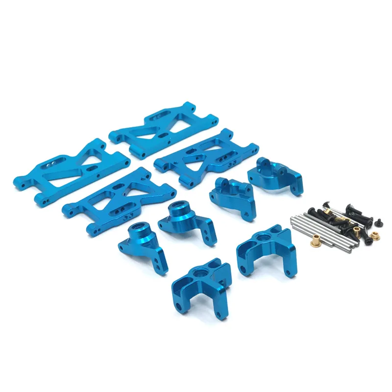 Metal Upgrade Swing Arm Steering Cup Set of 5 For WLtoys 144010 144001 144002 124016 124017 124018 124019 RC Car Parts 4