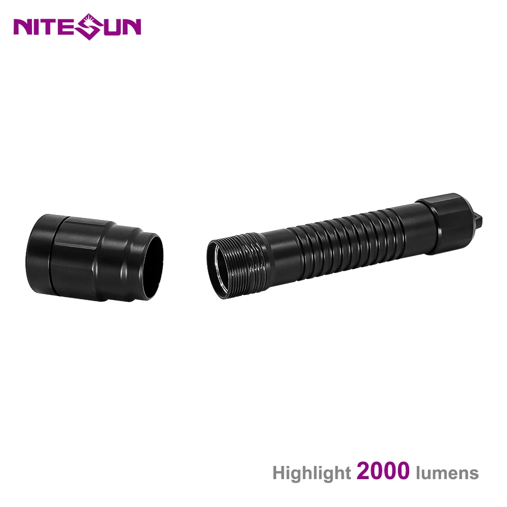 Фото NITESUN ND26 ручной фонарик для дайвинга 1 * SST40 светодиодный 6500K 1500 люмен Луч расстояние 350 м светильник гружная лампа №2