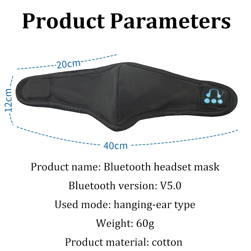 Winter Bluetooth Headphones Wireless Stereo Surround Headset Outdoor Sports Earphones USB Rechargeable Music Player with MIC