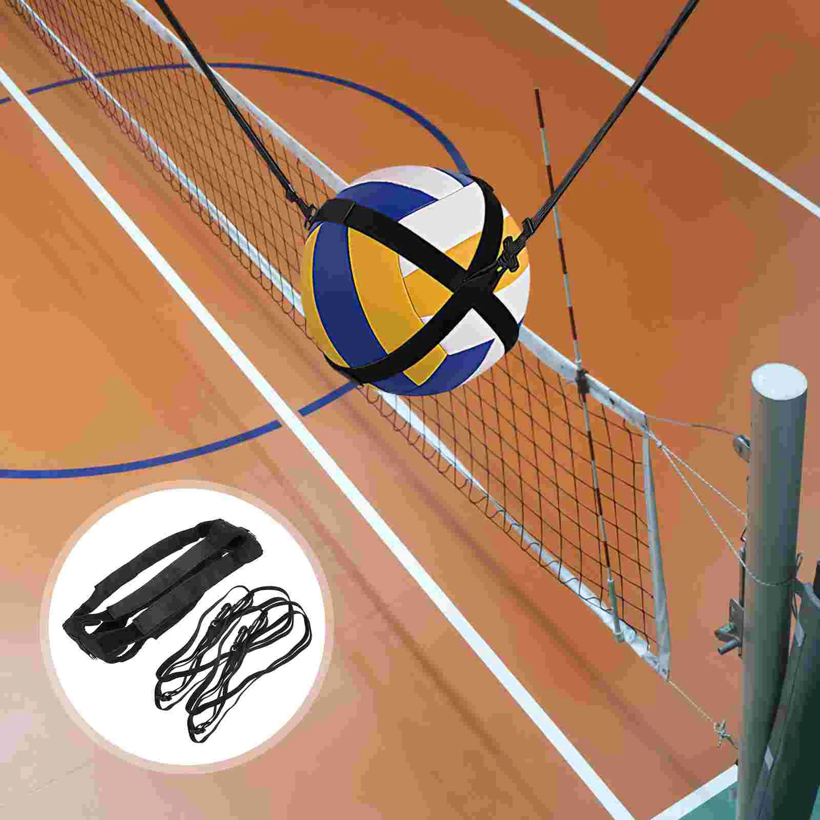 Portable Volleyball Training Belt Spike Trainer Adjustable Setter Equipment Practice Team Nylon Material Hitting