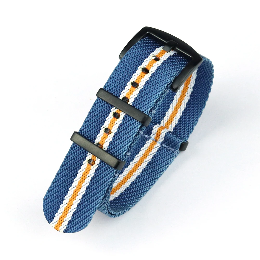 Nylon Nato Strap 20mm 22mm Stripe Watchband Replacement Watch Band Military Wristband Accessories For Tudor Nato Watch Strap