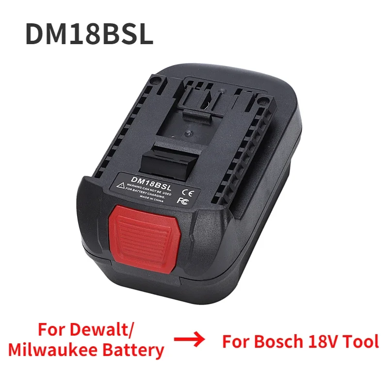 DM18M Battery Adapter Converter For Milwaukee 18v OR Dewalt 20v To Makita 18v Battery - Battery Mate