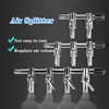 1-8 Way Aquarium Air Splitter Valve Fish Tank Air Pump Flow Splitter Distributor Pump Valve Tap Lever Control Switch Valve 3