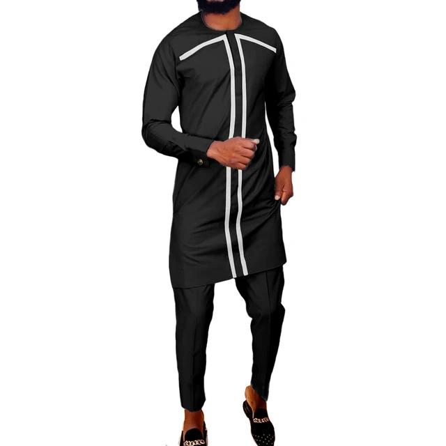 Balogun Long Sleeve Dashiki Outfit - Image 3