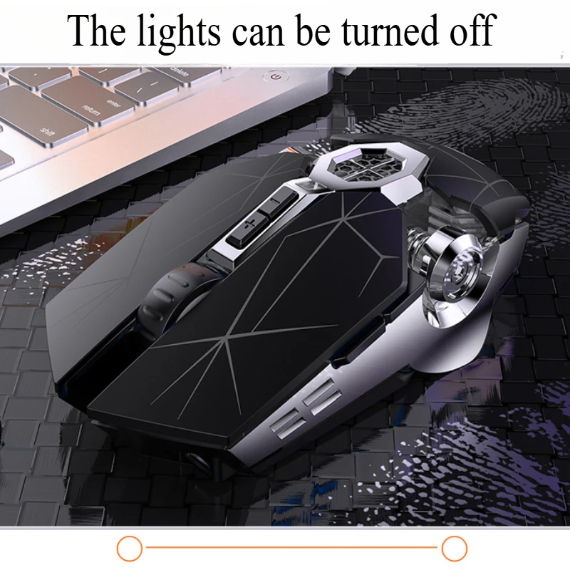 Wireless Silent Mouse LED Backlit Gaming Mouse for PC Laptop Computer Gamer