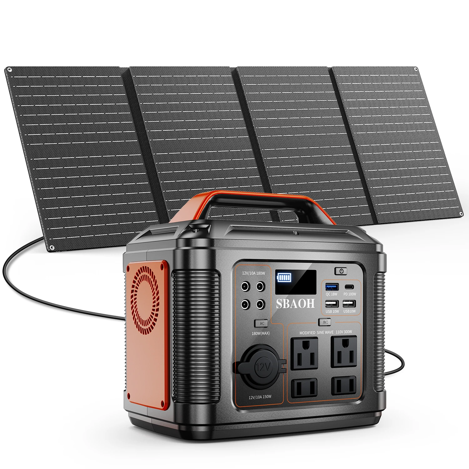 300W Portable Solar Power Station 1