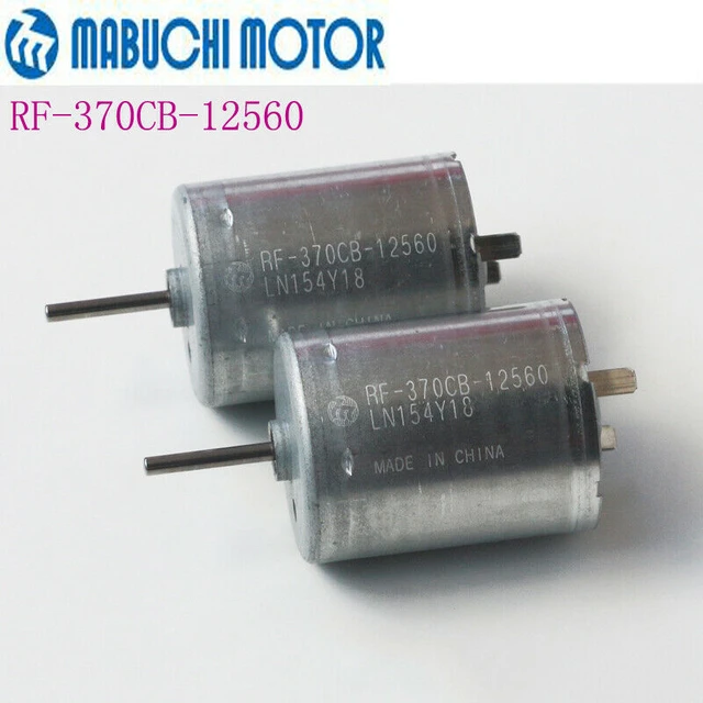 1PC MABUCHI RF-370CB-12560 Metal Brush Motor DC 6V 12V 3700RPM High Speed  Mini 24mm Round Electric Motor 370 DC Motor - AliExpress