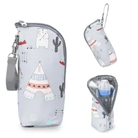 Baby Bottle Bag Portable Mother Feeding Bottle Warmer Baby Feeding Aluminum Mold Insulation Outing Stroller Hanging Bag 1