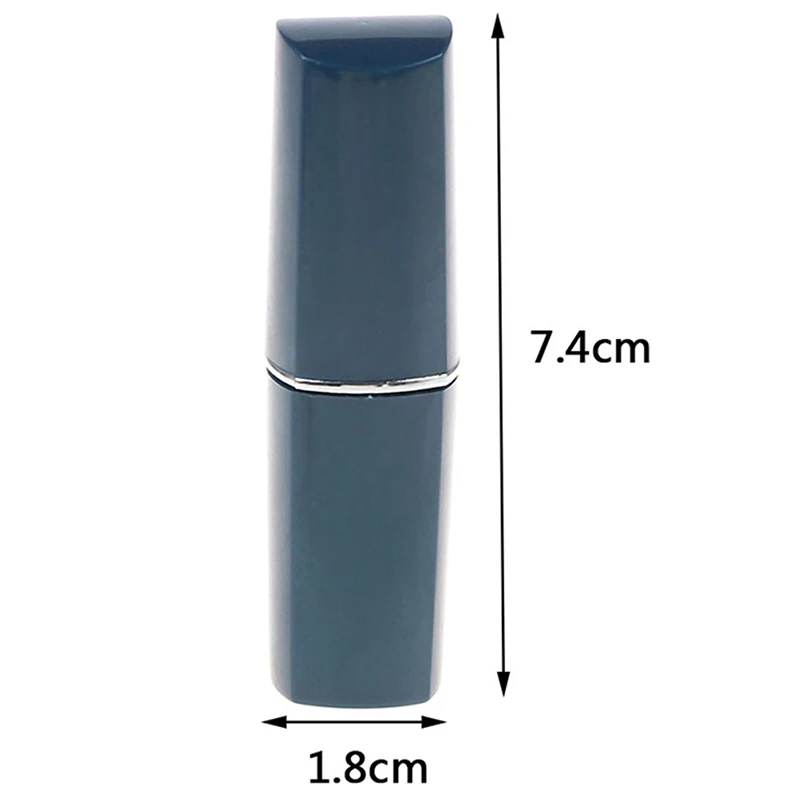 1pc Lippenstift Geheimnis Stash Sicher Diversion Verbergen Versteckte Fach Gefälschte Pille Box Zufällige Farbe Medizin Container Organizer – Detail 10