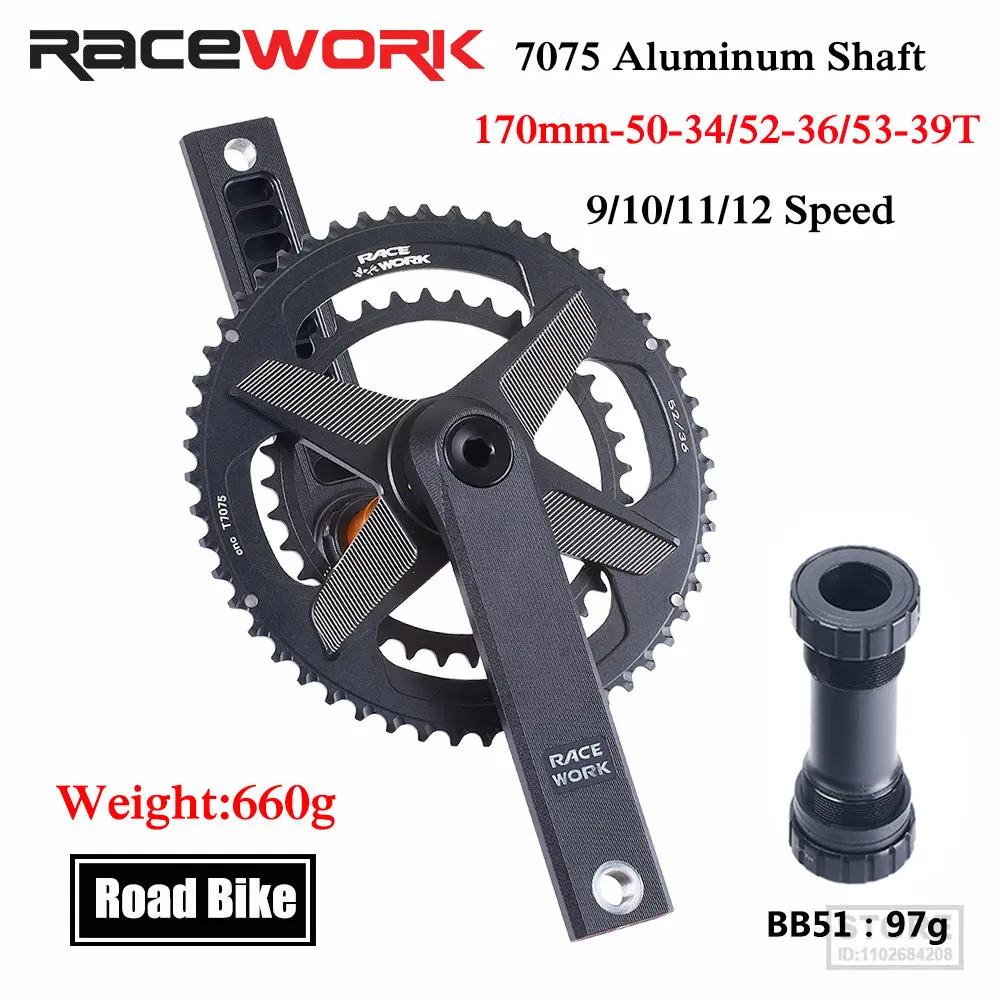 PROWHEEL-platos y bielas Triple para bicicleta de montaña, 3x9/10/11