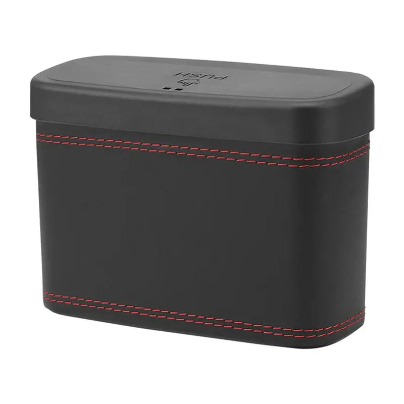 Car Door Trash Can Small Automatic Portable Trash Can Small Automatic Portable Car Easy Pop-up Lid Interior car trash can