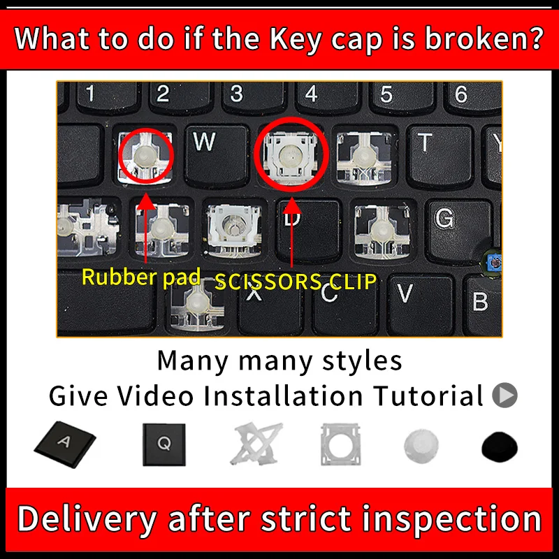 

Keycap Key Cap And Hinge For ASUS ACER HP DELL IBM lenovo Xiaomi HUAWEI Samsung MSI LG Haier Apple HASEE SONY Keyboard