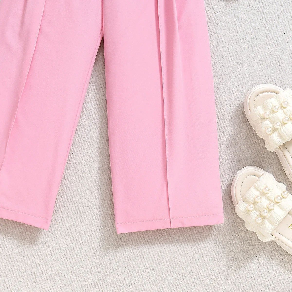 Girls’ Pink Lace Vest & Pants Set 6