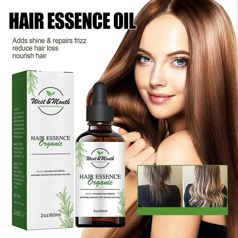 

60ml Oil Essential Oil Anti-frizz Anti Hair Loss Hairs Care Hairs New Serum Loss Treatments Smooth Hairs W2Z7