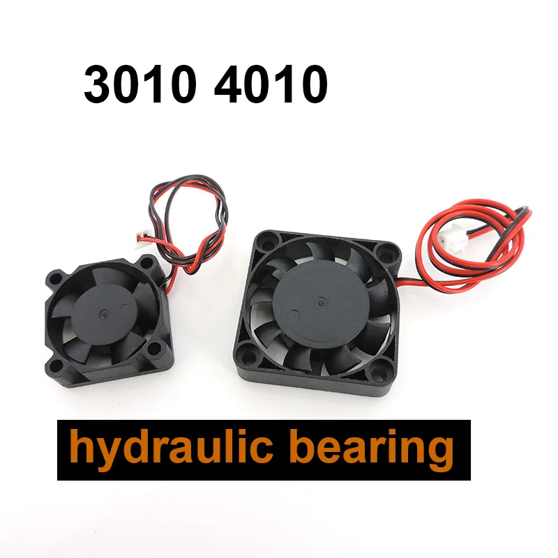 Hydraulic Bearing DC Cooling Fan 3010 4010 30x10mm 40x10mm 5V 12v 24V For Brushless 2PIN 3cm Fan DC 5/12/24V for 3D printer L