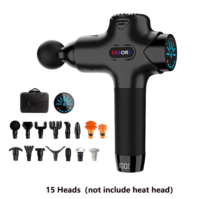 thumbnail image 1 of 2024 New Upgrade Heat Massage Gun, Easore X7 Pro Deep Muscle Massager With 15 Heads Brushless Motor For Home Gym, 1 of 5