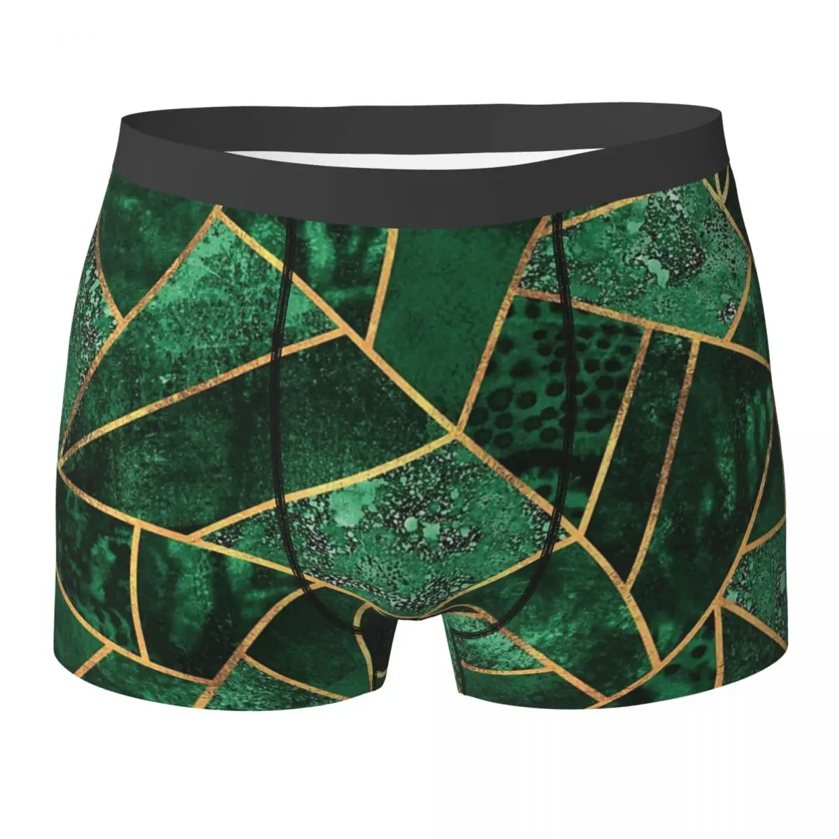 

Boxer Underpants Deep Emerald Panties Men's Ventilate Underwear Shorts for Homme Man Boyfriend Gift