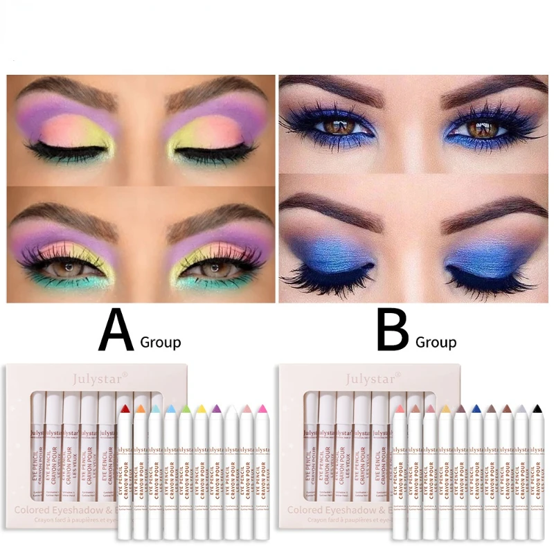 

Карандаш для теней для век Silkworm, 10 цветов, водостойкие, стойкие, блестящие, матовые, нюдовые, подводка для глаз, палочки, инструменты для макияжа