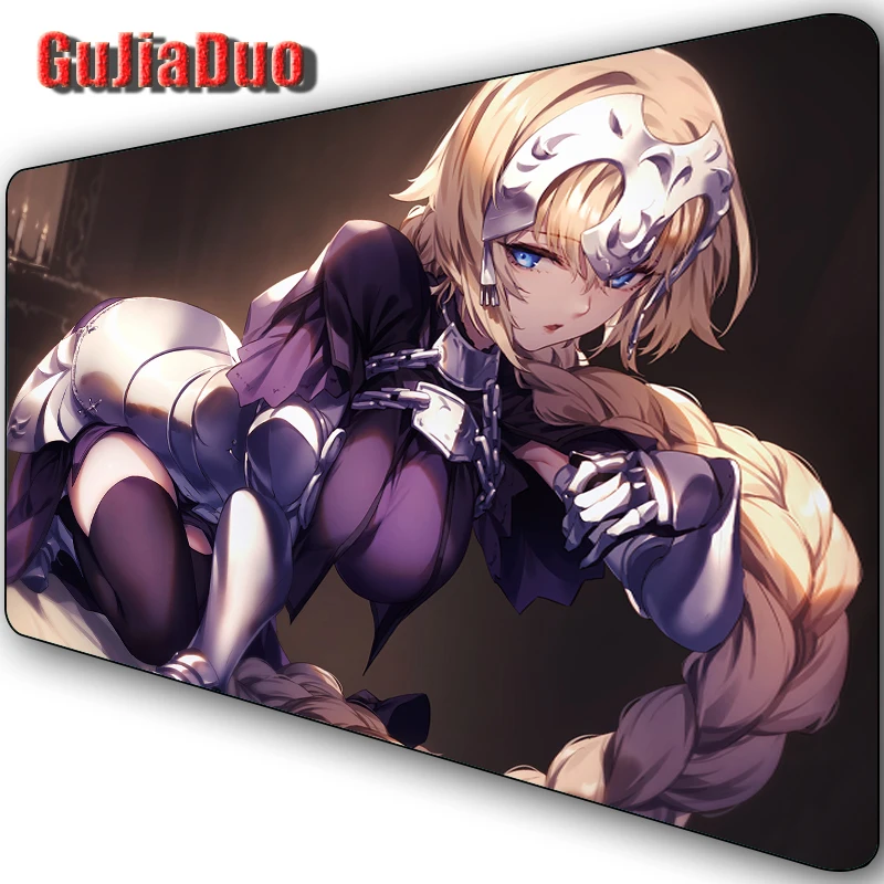 

Jeanne D'Arc Sexy Comic Girl Mouse Pad Laptop Play Mat Waterproof Anti-skid Anime Mousepad Gaming Accessories Kawaii Table pad