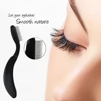 Pro Folding Stainless Steel Teeth Eyelash Comb Eyebrow Brush Shaper Beauty Tool 1