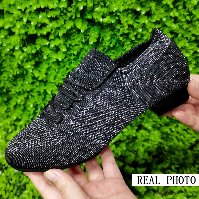 Dance Shoes Women's dance training shoes professional teacher Latin dance shoes Indoor Outdoor square jazz ballroom women