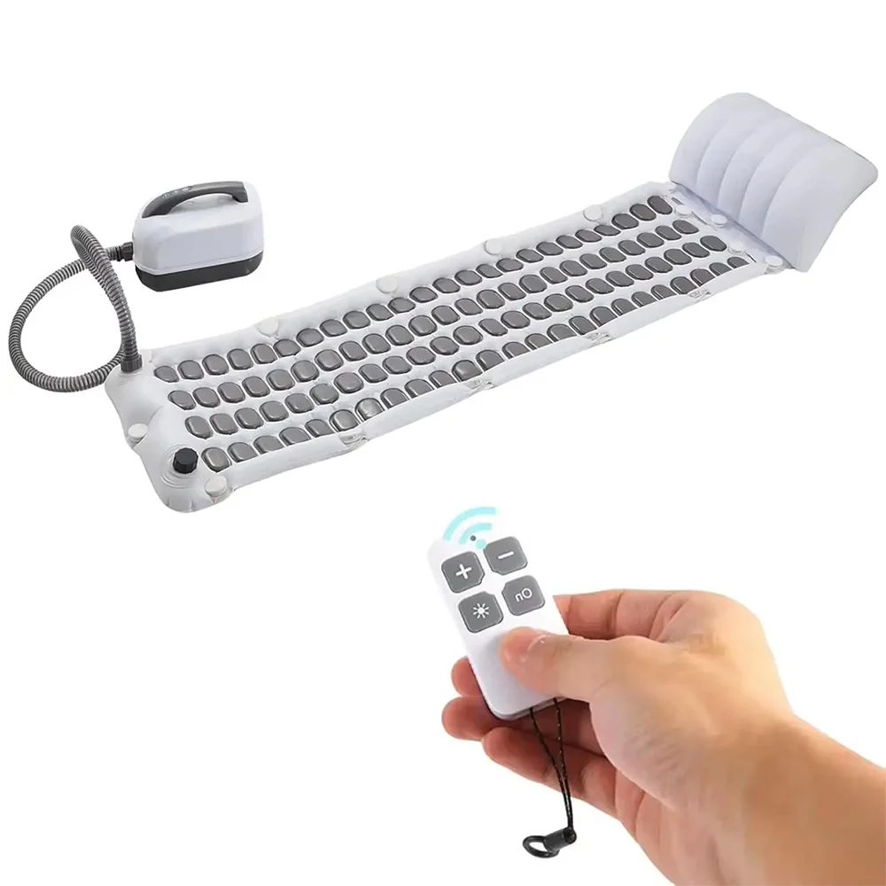 Electric Bathtub Bubble Massage Mattress Waterproof Bath Spa Air Bubble Massage Mat Full Body Bubbling Bath Thermal Massager