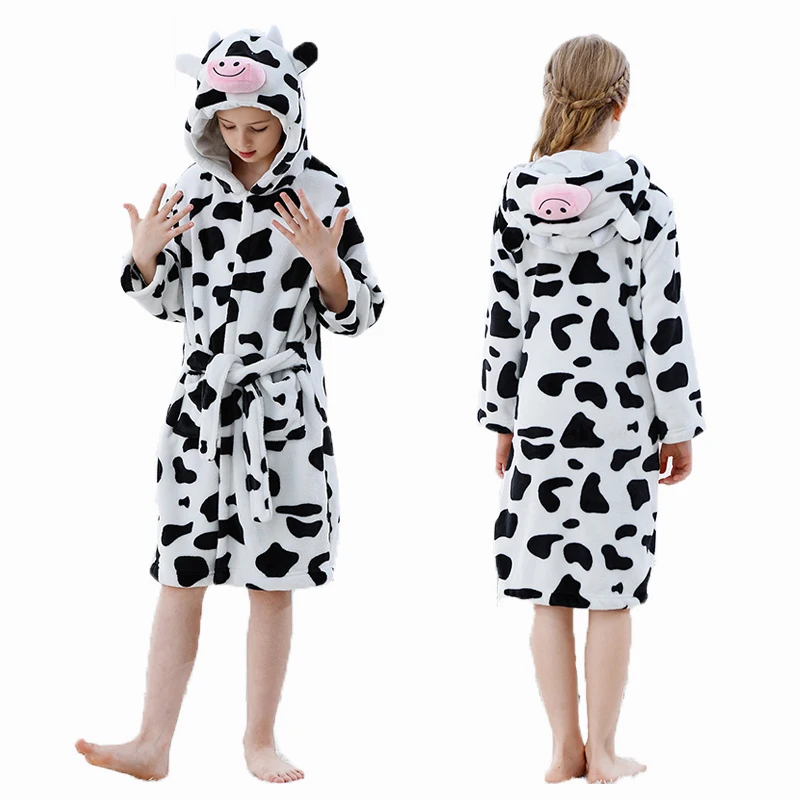 Kids Bathrobe Halloween Dinosaur