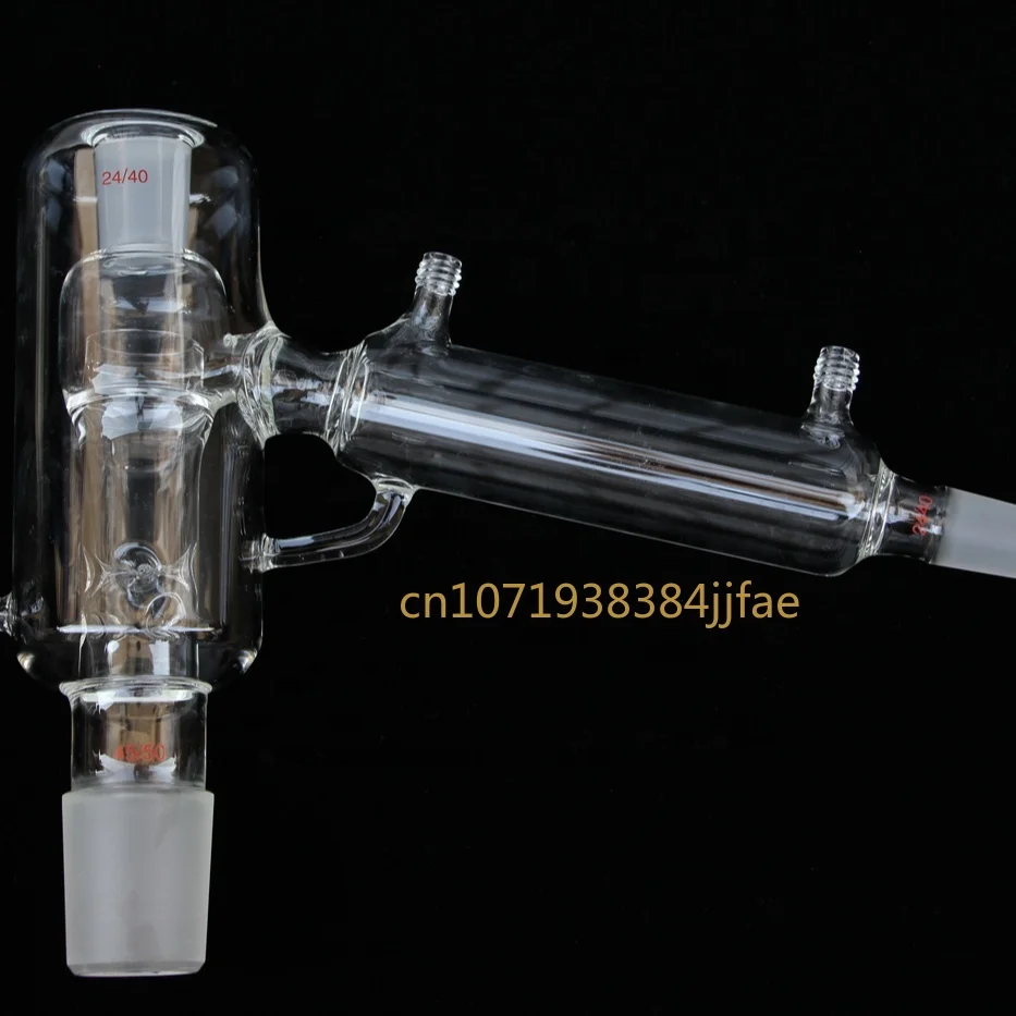 

Cabezal de destilación de camino corto de vidrio, antireflujo, 5L y junta inferior, 45/50