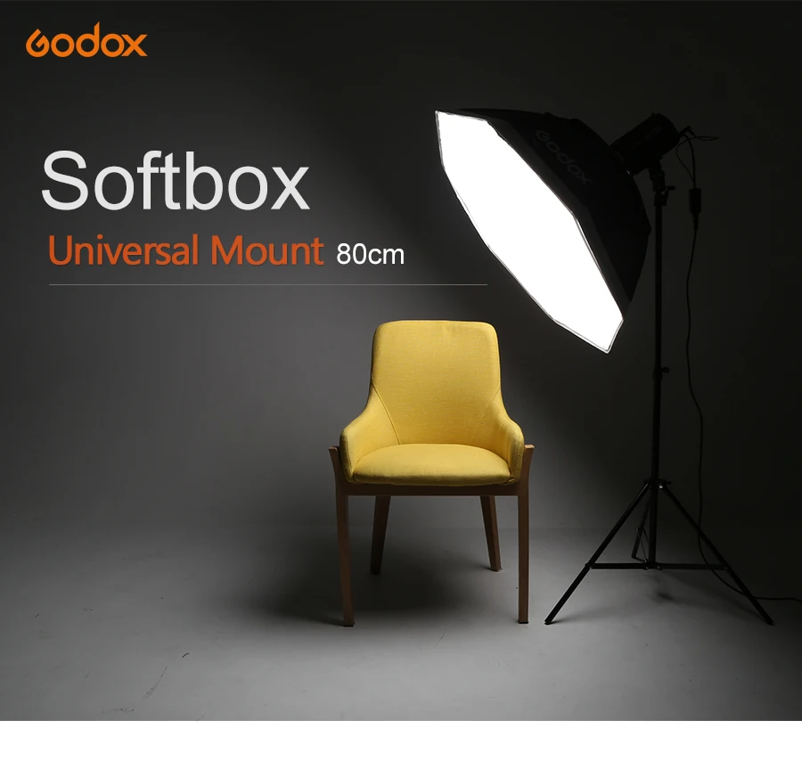 80cm 31.5" Octagon Soft box Universal Mount Softbox for Universal Mount Studio